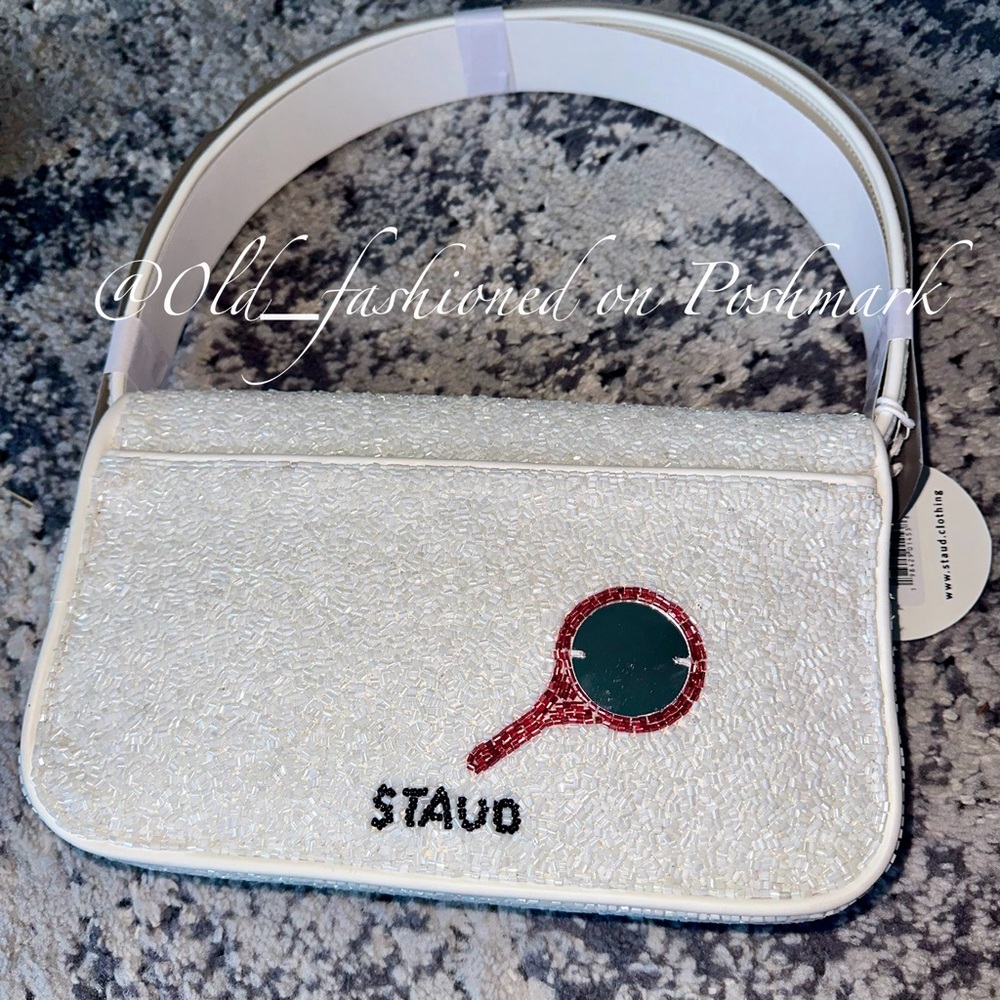 STAUD Tommy Beaded Shoulder Bag - Priscilla - Picture 9 of 15